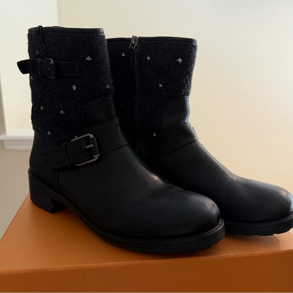 Tory Burch Christie Black Ankle Booties